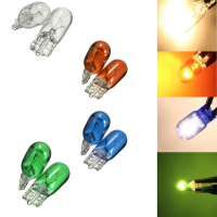 Mentol Lampu Dalaman Halogen Baji T10, AT, 2 Keping, W5W 501 194 LED, Sesuai untuk Kereta dan Lori A