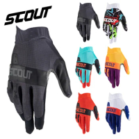 2023 SCOUT Bike Gloves BMX Cycling Racing Gloves ATV MTB Off Road Motorcycle XC Bicycle Gloves