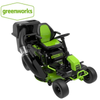 Greenworks commercial 82V 42" Ride-On tractor Mower up to 24 horse power Residential with 6pcs batteries and chargers garden