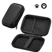 EVA Hardshell Case Waterproof with 2 Joystick Caps Travel Carry Bag Protection Bag for Miyoo Mini Plus/ANBERNIC RG35XX/R36S/R35S
