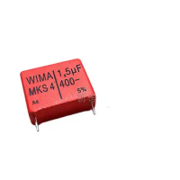 10PCS/WIMA 400V 155 1.5UF 400V 1U5 MKS4 Foot Distance 22.5 Fever Capacitor