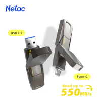 Netac US5 Solid State USB Drive 550MB/s 128gb 256gb 512gb 1tb USB3.2 Gen2 Type C USB Flash Disk Free Shipping