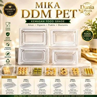 Mika Plastik DDM PET Bening / Uk. 4 / Mika plastik / Mika box / Mika makanan / Mika Kue / Mika Nasi