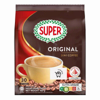 SUPER Coffee Instant Premix Coffee - 3 Flavour (Original/Rich/Less Sugar)