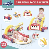 LC - 2 in 1 Piano Playmat & Push Walker playgym Spacebaby SB 8025 SB-8025 SB8025 / SB 8024 SB-8024 S