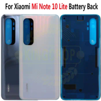 For Xiaomi mi Note 10 Lite Battery Back Cover Door Rear Housing Case Assembly For Xiaomi Note10 Lite M1910F4G Back Housing