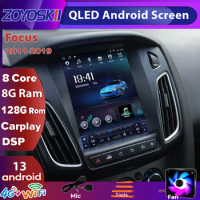 Car Android for Ford Focus MK3 Radio Carplay Multimedia Tesla Screen GPS Navigation Video Player 4G WIFI Mk 3 Salon 2012-2018
