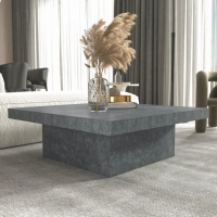 Synergy House Carmelo 2.9ft Coffee table | Meja Kopi | Square Coffee Table | Export Quality Furnitur