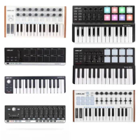 WORLED NEW MIDI Keyboard Controller Mini USB Keyboard MIDI Control MIDI Controller Keyboard Pads 7 Styles for Option