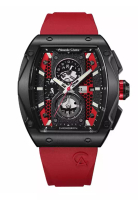 Alexandre Christie ALEXANDRE CHRISTIE AC 6608 BLACK RED RUBBER NEW MCRIPRE