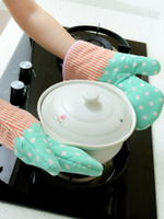 烤箱手套隔熱手套防燙加厚耐高溫烘焙燒烤微波爐專用廚房日式棉家