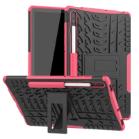 TPU Durable Case Cover with Pencil Holder and Kickstand for Samsung Galaxy Tab S6 10.5 2019 SM-T860 SM-T865 T865 T860 Tablet+Pen