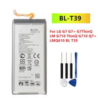 BL-T39 Battery For LG G7 G7+ G7ThinQ LM G710 ThinQ G710 Q7+ LMQ610 BL T39 Bateria + Free tool