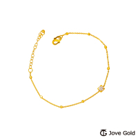 JoveGold漾金飾 歲月靜好黃金手鍊