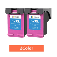 ตลับหมึก 62XL ที่ใช้งานร่วมกันได้สำหรับ HP62 สำหรับ HP 62 5640 5660 7640 5540 5544 5545 5546 5548 Of