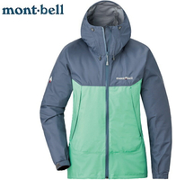 ├登山樂┤日本 mont-bell Thunder Pass Jacket Women's Clothing女款雨衣灰藍 淺綠 # 1128636SG/OW