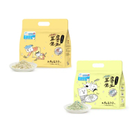 【豆腐先生】除臭豆腐砂 2.5kg×六包組(小米混合砂、絲蘭白茶、貓砂、米粒砂、條形砂)