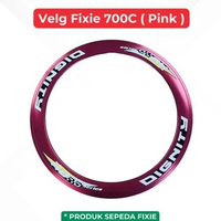 SELIS - Velg 1 Pcs 700C x 25C 36 Hole Velg Fixie / Rim Fixie / Fixie Alloy - 1 PCS Merek Dignity Pin