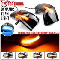 Dynamic Led Side Mirrors Turn Signal Light Indicator Lamp For Honda Insight Fit Honda FIT/JAZZ GE6/GE8 HYBRID GP1 INSIGHT ZE2