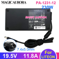 Genuine PA-1231-12 19.5V 11.8A 230W Power Adapter For Intel NUC8I7HVK For LITEON Laptop Power Supply 7.4x5.0mm