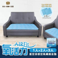日本旭川AIRFit星空激涼透氣坐墊超值組1+2+3人坐墊加贈椅墊2入