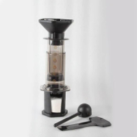 1Set Portable Coffee Pot Hand Brewed French Press Pot Hand Press Drip Filter PP For Office Home Travel Camp Coffee Maker