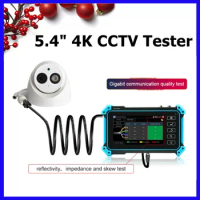IP CCTV Camera Tester AHD CVI TVI SDI Security PoE IPC Tester 5.4 inch Touch 4K HDMI VGA Input cftv Mini Portable Monitor Tester
