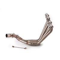 Motorcycle Front Connect Tube Header Link Pipe Stainless Steel Exhaust System For Honda CB650F CB650R CBR650 CBR650F 2014-2022