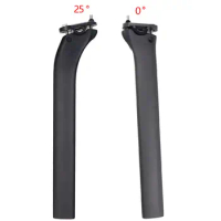 Full Carbon Fiber Road Bike Seatposts for Pinarello F12/F10/F8 Frame 340mm 0°/25° Offset 3K Bicycle Seat Tube