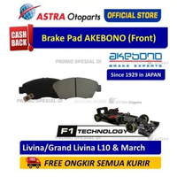 Kampas Rem Depan Akebono untuk Nissan Livina / Grand Livina L10