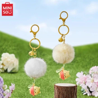 MINISO Disney Ufufy Flower Series Dandelion Blind Box Pendant Anime Pooh Bear Bag Decorative Pendant Children's Toy BirthdayGift