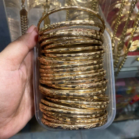 Gelang Bambu Swasa Dewasa - Perhiasan Tangan Elegan untuk Wanita isi 3