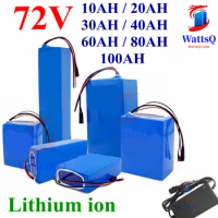 72v 20AH 30AH 40AH 60AH 2000W 3000W lithium Ebike battery pack 72V Scooter Battery with charger