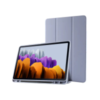 【HH】Samsung Galaxy Tab A8 -X200/X205-10.5吋-矽膠防摔智能休眠平板保護套-薰衣草紫(HPC-MSLCSSX200-P)