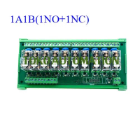 10 channel PLC control panel relay module G2R-1-E 12V 24V 1A1B