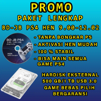 Paket Lengkap BD JB PS4 Hen + HDD Eksternal Full Game (PKG) — Plug & Play Siap Main!