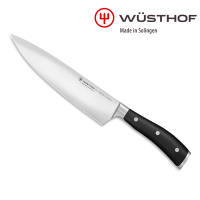 《WUSTHOF》德國三叉牌CLASSIC IKON black 20cm主廚刀