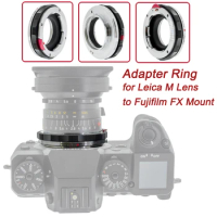 Camera Lens Adapter Ring LM-FX Marco for Leica M Lens to Fujifilm FX Mount X-T10 XT10 XA1 X T3 XT3 XT1 XPro1 XE1 XE2 Camera
