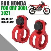 For HONDA CRF300L CRF 300 L CRF300 L CRF 300L 2021 Motorcycle Accessories Brake Line Hose Clamp Holder Brake Cable Clip Support