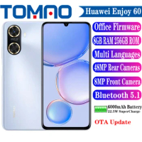 Huawei Enjoy 60 Mobile Phone HarmonyOS3.0 8GB RAM 128GB 256GB ROM 6.75" Multi-Language 6000mAh Battery 22.5W 48MP Rear Camera
