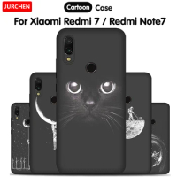 JURCHEN Phone Case For Xiaomi Redmi 7 Case For Xiaomi Redmi Note 7 Cartoon Silicone Soft Back Cover For Xiomi Redmi Note7 Redmi7