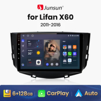 Junsun V1 AI Voice Wireless CarPlay Android Auto Radio for Lifan X60 2011-2016 2015 2014 4G Car Multimedia GPS 2din autoradio