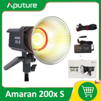【DO BRASIL】Aputure Amaran 200x S Video Light 200w Bi-color COB LED Light Bluethooth App Control for Film Recording Outdoor Shoot