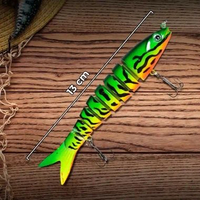 BASSLER Umpan Pancing Lifelike Fish Bait - Tingkatkan Strike, Gerak Realistis IH Multi Warna
