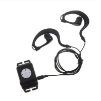 Mp3 for Swimming Waterproof MP3 Player with Earphone FM Mp3 for Surfing Wearing Type Earphone Clip Mp3 Player(8GB)