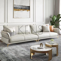 【KENS】沙發 沙發椅 意式輕奢真皮沙發簡約家具設計師現代輕奢大戶型客廳高檔沙發組合