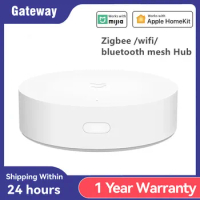 Mijia Smart Multimode Gateway 3 Zigbee Wifi Bluetooth Mesh Hub Smart Home Hub Work With Mi Home Apple Homekit APP