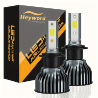 Heyword Offers a Set of Two LED Auto Lamps Compatible with Various Models Including H7, H4, H11, H1,