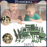 56 buah/set Soldier Army Men Toys Figures/Mainan figure Tentara Set Plastik/ Mainan Tentara Tentaraa