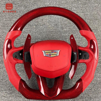 方向盤 碳纖維方向盤 凱迪拉克方向盤 凱迪拉克CT4 CT5 CT6 XT4 XT5 XTS ATSI CTS碳纖維高檔方向盤 八折下殺 特價出 可開發票